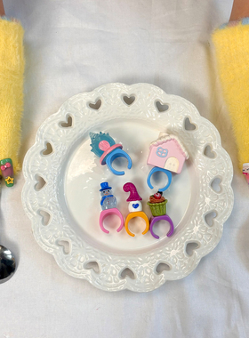 UnsocialNight圣诞可爱卡通戒指