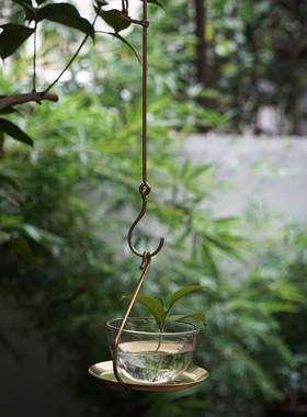 触造铁艺挂钩花艺空间装饰