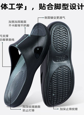 扁平足矫正拖鞋xo型腿足底矫形足内外翻矫正器高足弓支撑鞋垫男女