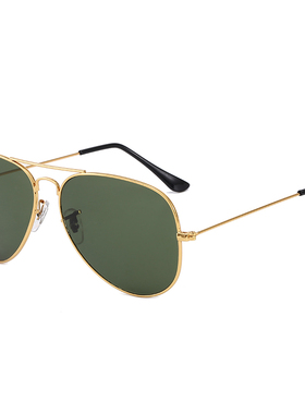 钢化玻璃镜片新款防紫外线墨镜蛤蟆镜女开车男士钓鱼茶色太阳眼睛