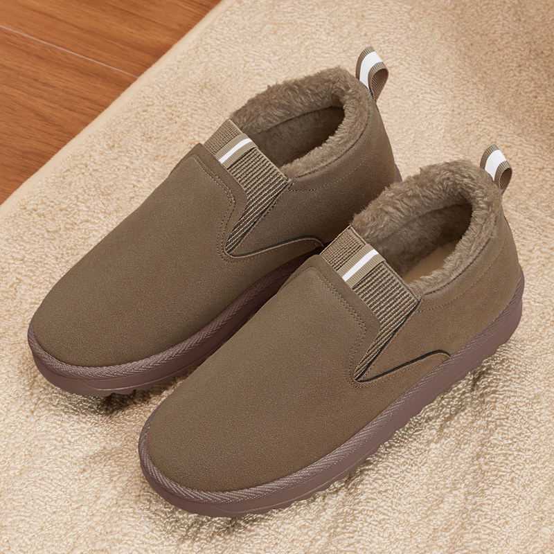 棉鞋女冬加绒老北京布鞋一脚蹬毛毛鞋加厚保暖冬款休闲妈妈豆豆鞋,淘宝优惠券,粉丝福利购,淘宝优惠卷