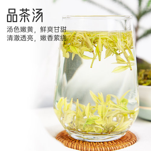 2026新茶御禾源手工精品黄金芽开园头采50g奶白皇金芽极白春绿茶 - 图2