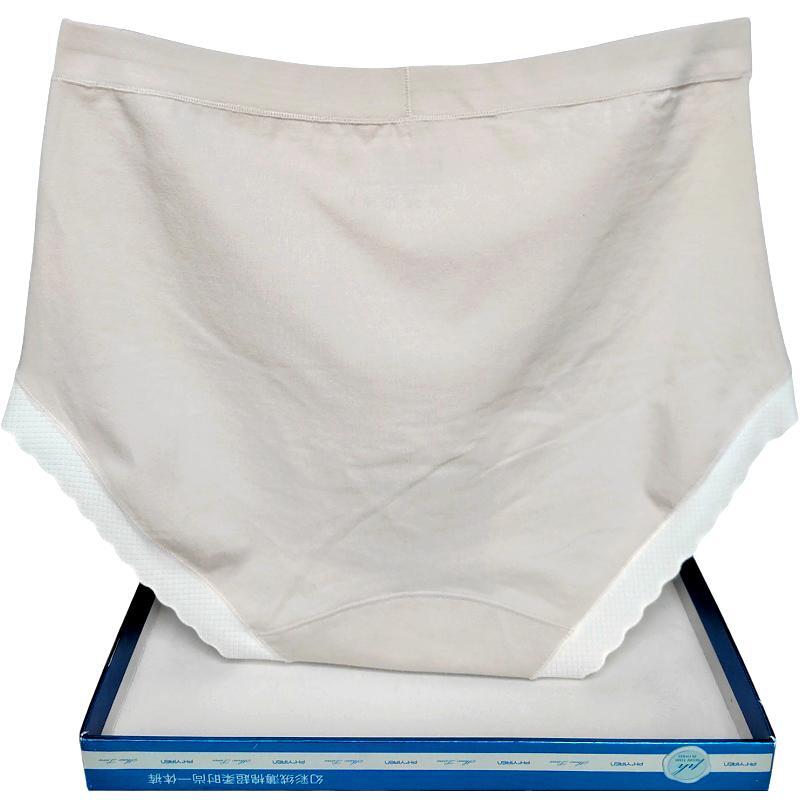 彩田女士内裤纯棉中高腰1A308金标云柔全棉透气三角裤1A31A石墨烯 - 图0