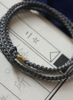 纯银复古多圈情侣百无禁忌手绳