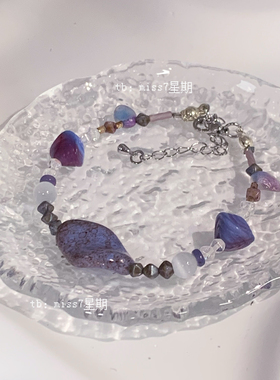 雅风｜原创小众设计ins复古新中式气质高级捷克珠串珠手链孤品