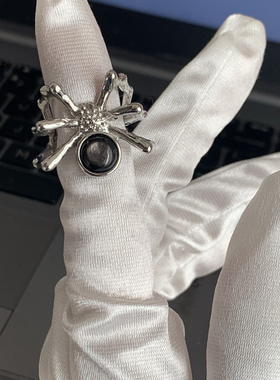 孤品水晶戒指合集｜小众复古ins高级新中式天然石铜镀925银戒指