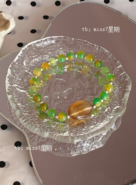 夏晓｜原创小众设计国风简约新中式高级日常百搭天然石玛瑙手链