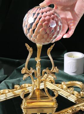 欧式轻奢水晶球摆件客厅玄关