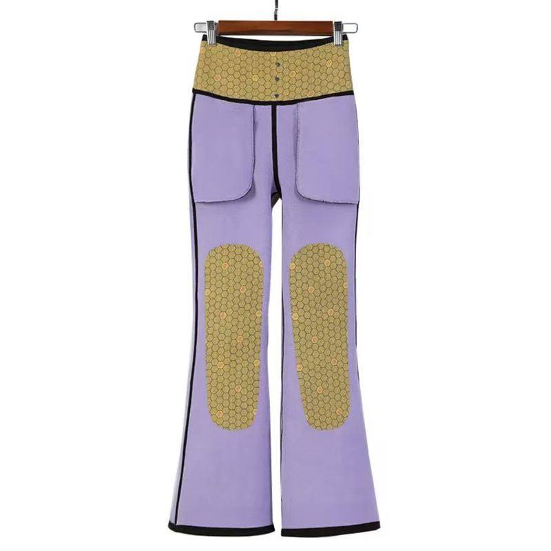 微喇叭鲨鱼裤秋冬新款收腹提臀口袋加绒加厚高腰外穿大码瑜伽长裤,淘宝优惠券,粉丝福利购,淘宝优惠卷