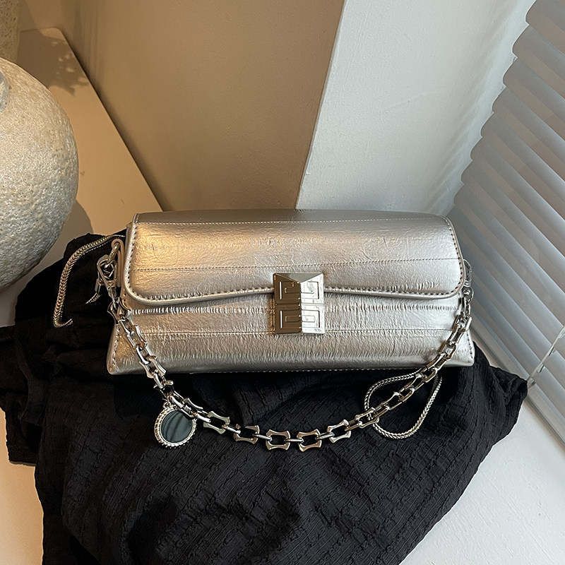 法国小众链条腋下包包女2025夏季新款高级感法棍包时尚百搭斜挎包,淘宝优惠券,粉丝福利购,淘宝优惠卷