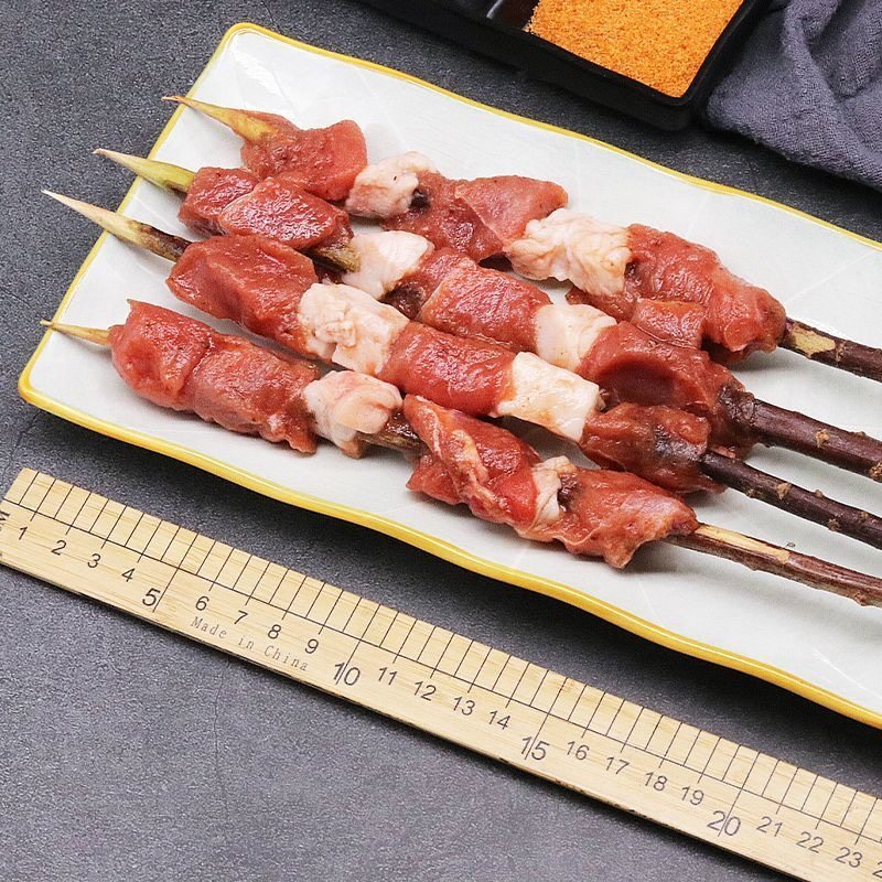 红柳枝肉串新鲜冷冻鸭肉腌制烧烤油炸半成品食材猪肉串商用整箱,淘宝优惠券,粉丝福利购,淘宝优惠卷