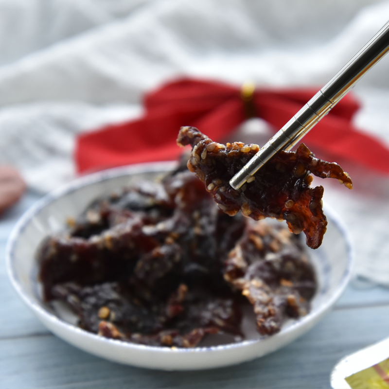 广西柳城特产许师傅牛腊巴50g单袋 香辣零食牛肉干条牛肉片腊牛肉,淘宝优惠券,粉丝福利购,淘宝优惠卷