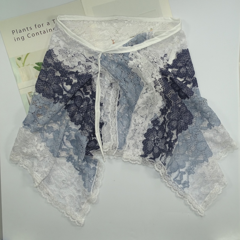 多巴胺穿搭屁帘女白色蕾丝花边牛仔裤多色拼接蛋糕裙罩屁帘叠叠穿 - 图0