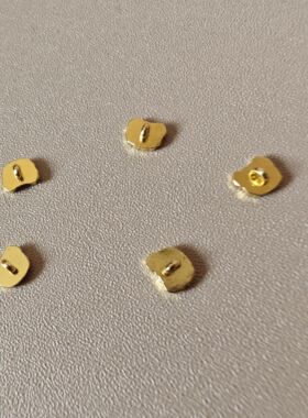 6.5mm小熊头纽扣BJD娃娃用配件手工迷你扣子玩具娃衣辅料金属扣