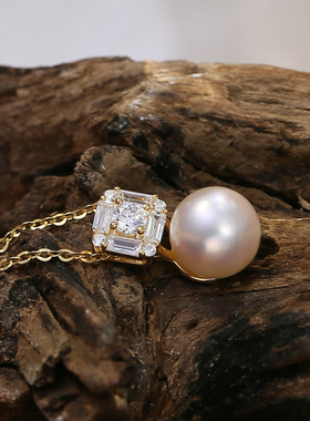 DIY配件S925纯银精美百搭珍珠吊