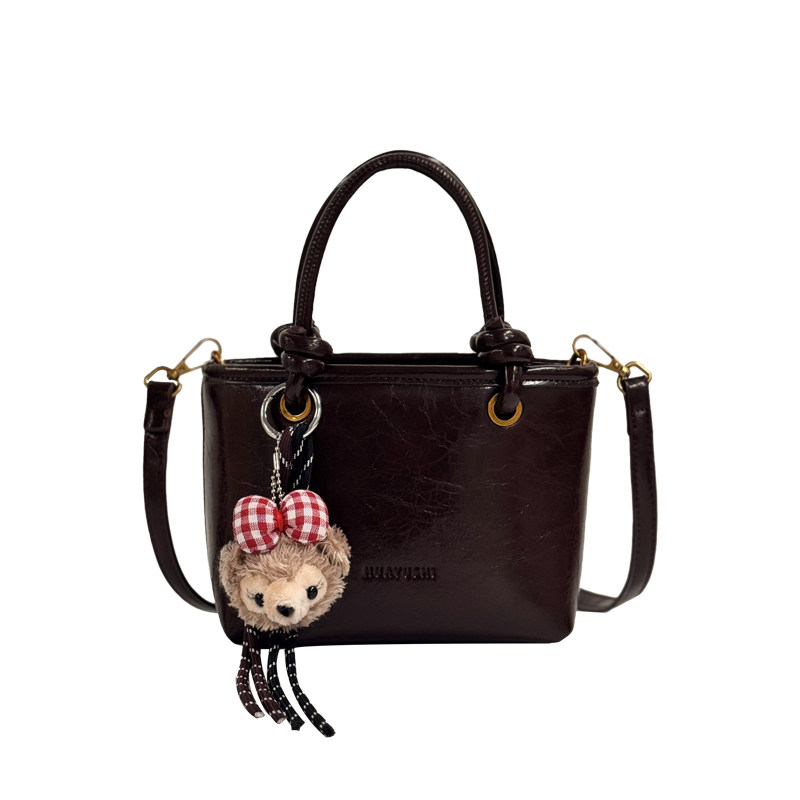 复古潮流手拎水桶包女2026秋冬新款简约休闲单肩包韩版高级感女包,淘宝优惠券,粉丝福利购,淘宝优惠卷