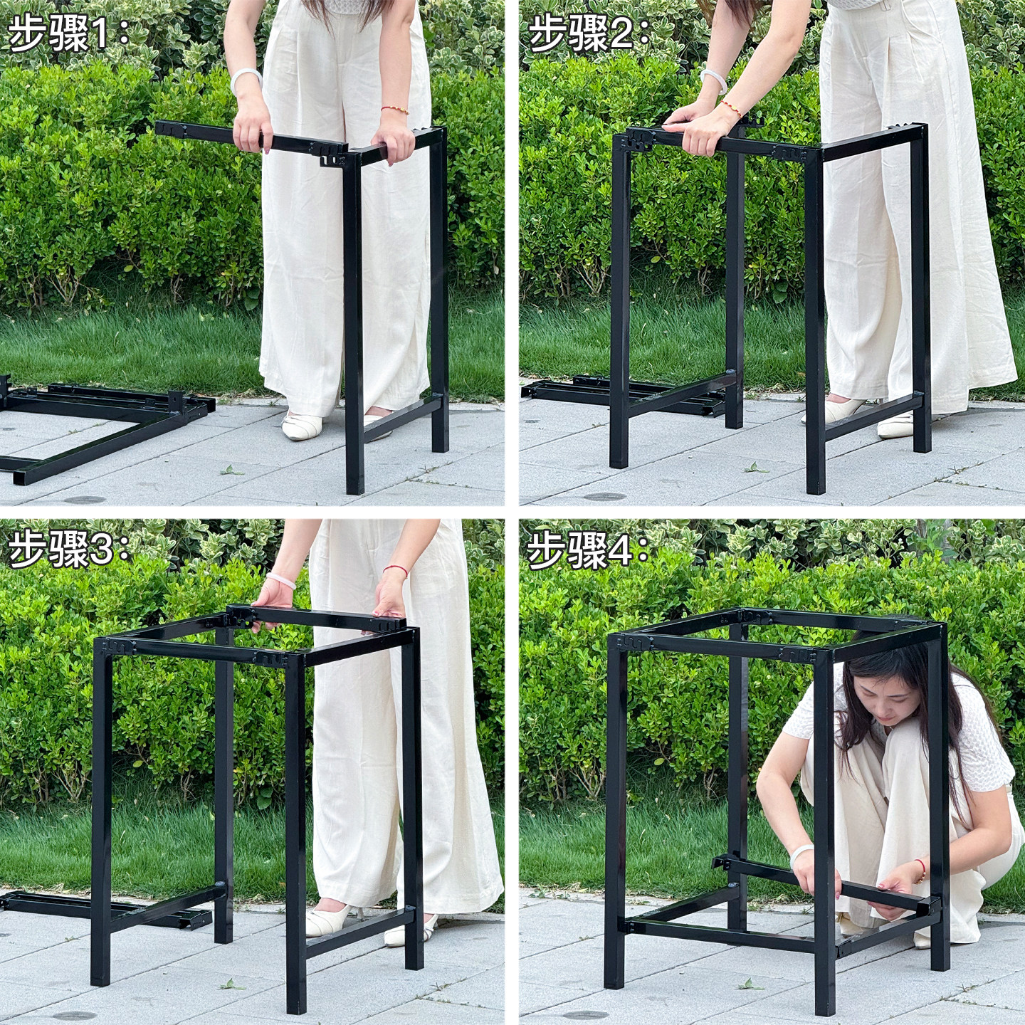 四方架子支架 桌子腿金属桌腿架子高桌脚架 正方形烤火架方桌支架,淘宝优惠券,粉丝福利购,淘宝优惠卷