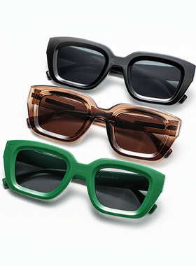 遮阳防紫外线方形嘻哈男女墨镜