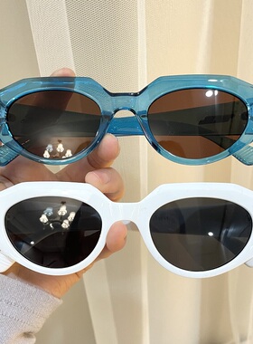 GM同款遮阳猫眼欧美女太阳镜近视