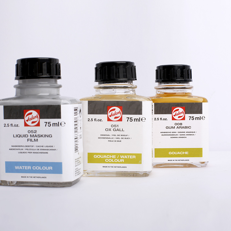 樱花泰伦斯水彩留白液水彩画专用052水彩颜料牛胆汁阿拉伯树胶留白胶颜料遮盖液 - 图0