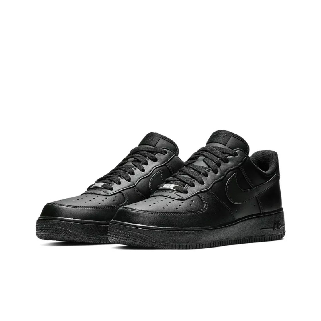 燃途体育Nike Air Force 1 空军一号 纯黑AF1 低帮板鞋CW2288-001