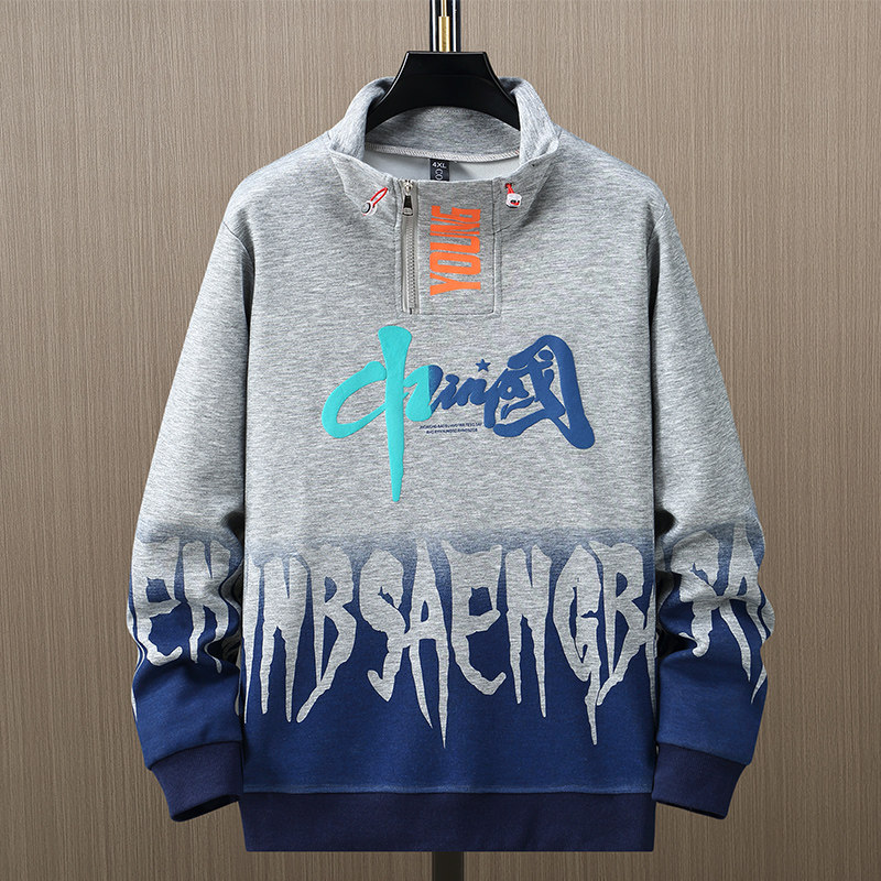 350斤加肥加大码卫衣男秋冬新款休闲宽松青少年学生国潮长袖上衣