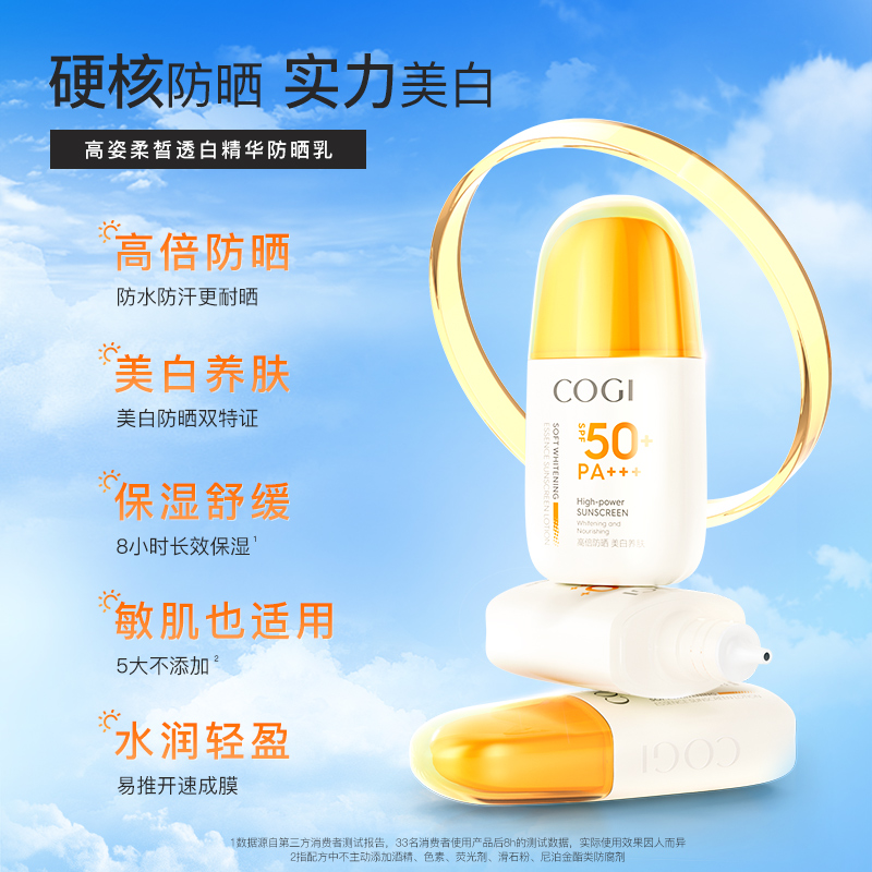 【代言人成毅同款】高姿防晒乳面部SPF50+防紫外线美白防晒霜春夏-图0