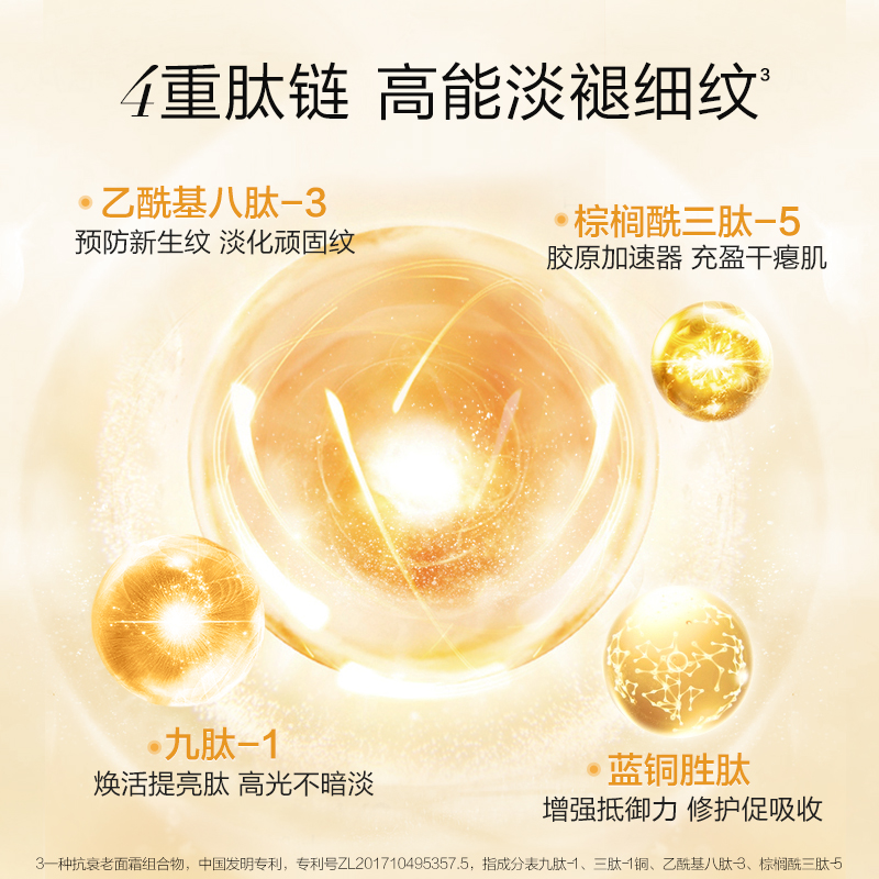 cogi高姿旗舰店高姿多肽小方瓶紧致弹润面霜女补水保湿温和修护淡纹抗皱正品1