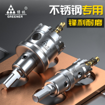 Forêt verte Acier inoxydable Perforator Drill Bit Stiletto of Divine Instrumental Metal Drilling Special Wood Iron Aluminium Buckle Steel Plate Reaming