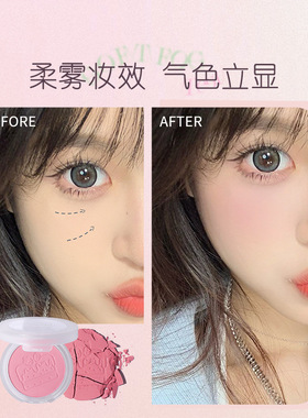 JILLLEEN哑光柔雾腮红提亮
