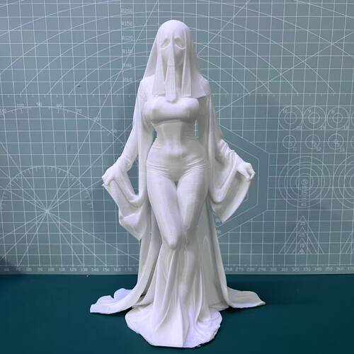 3d打印立姿幽灵娘桌面摆件游戏周边雕像潮玩模型男生礼物机箱玩具 - 图1