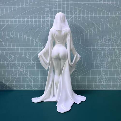 3d打印立姿幽灵娘桌面摆件游戏周边雕像潮玩模型男生礼物机箱玩具 - 图3