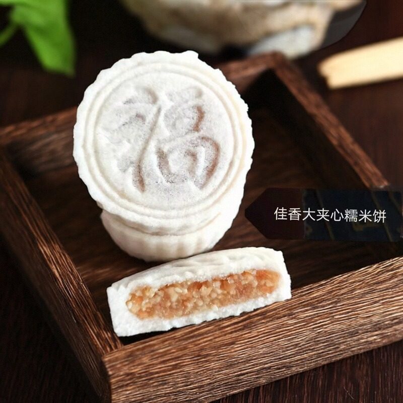 容县佳香大夹心糯米饼广西玉林特产绿豆黑糯米原味独立包装零食,淘宝优惠券,粉丝福利购,淘宝优惠卷