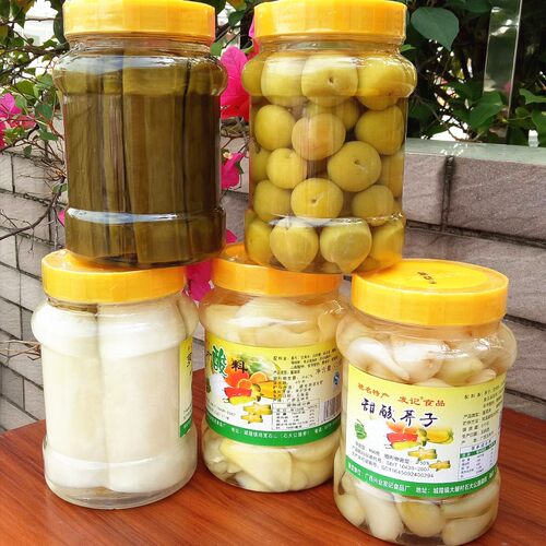 发记姜片广西玉林特产城隍酸料扣肉配料包邮900克即食零食 - 图2