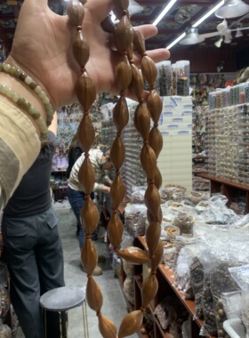 橄榄核隔珠原皮素核长串文玩橄榄核橄榄核手串橄榄核雕刻手串手链