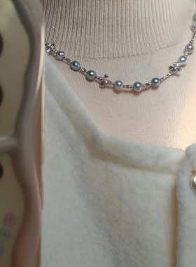 天然真多麻珍珠项链小众设计高级百搭锁骨链一物一图