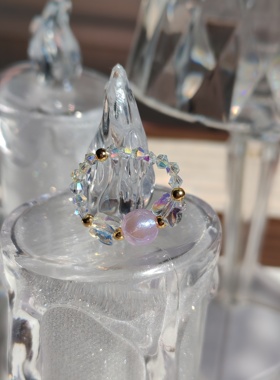 ｜我把银河戴手上｜人鱼姬施华品质蝴蝶水晶戒指轻奢高级礼物闺蜜