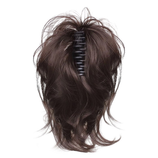 Meerjungfrau Curl High Skull Top Haar Ponytail Perücke greifen Clipstil Hot Girl Fluffy Short Ponytail Fountain Perücke Bahn