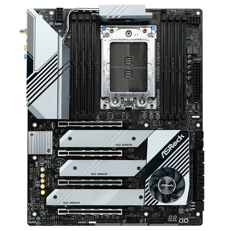 ASROCK/华擎科技 TRX40 Creator创世者ATX主板万兆网卡支持SLI-图0