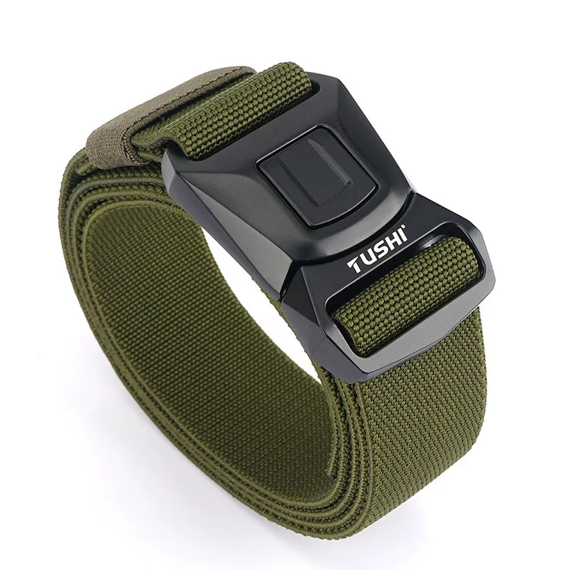 Fast tactics woven elastic belt with clasp, 2020