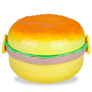 Golden Rice SpongeBob SquarePants Burger Lunch Box Gummi Candy Creative Hamburger Sugar Vitamin C Candy Can Be Used as a Lunch Box