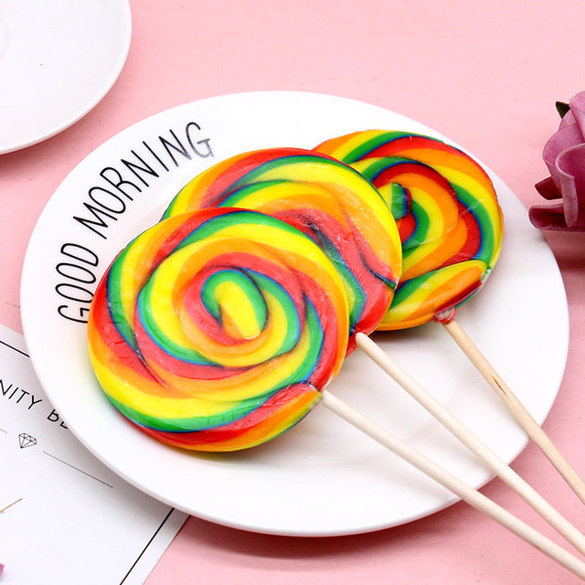 Golden Rice Colorful Wave Board Candy Colored Lollipop