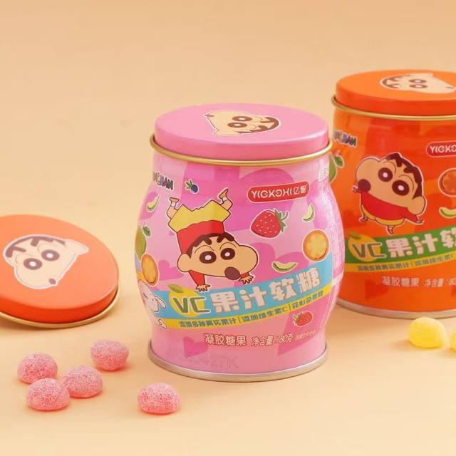 Crayon Shin-chan Vitamin C Juice Gummy QQ Candy