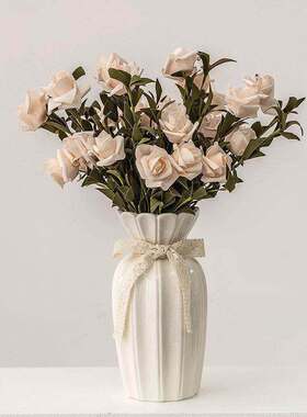 创意欧式插花花瓶简约陶瓷花器客厅餐桌干花鲜花水培装饰家居摆件