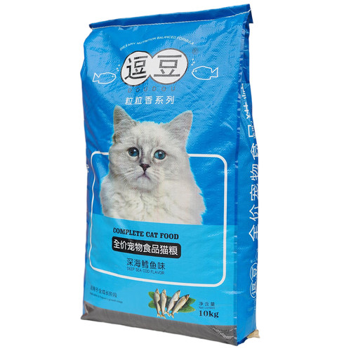 逗豆10kg散装20斤豆豆猫粮成幼猫专用膨化粮流浪猫猫粮成猫深海鱼 - 图1