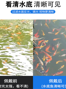 男士偏光变色防紫外线钓鱼墨镜