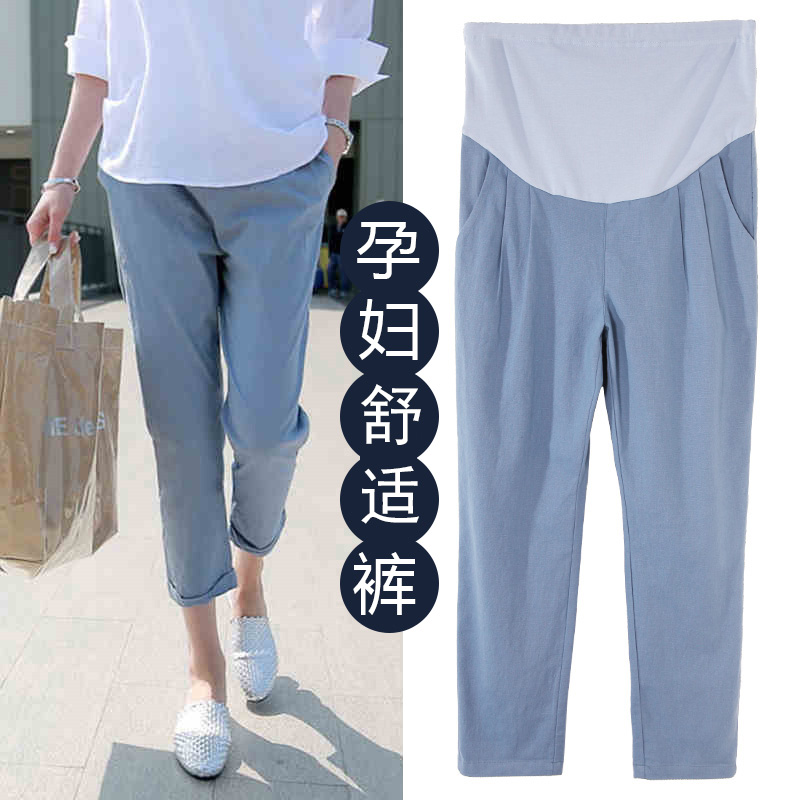 孕妇裤子孕妇装春秋款外穿长裤春夏季薄款宽松休闲打底裤潮妈春装 孕妇裤子孕妇装春秋款外穿长裤春夏季薄款宽松休闲打底裤潮妈春装
