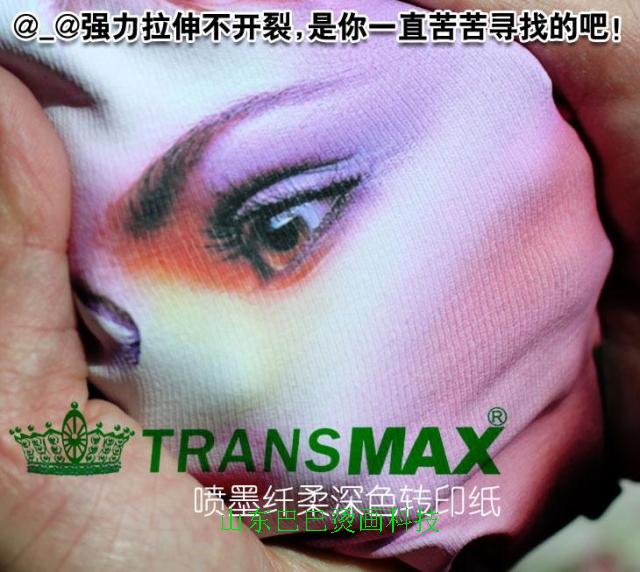 热转印烫画耗材新款TransMax皇冠衣服装diy印花广告T恤衫深色纸A4 - 图2