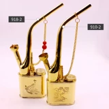 Медный старомодный ретро кальян, мундштук, полный комплект