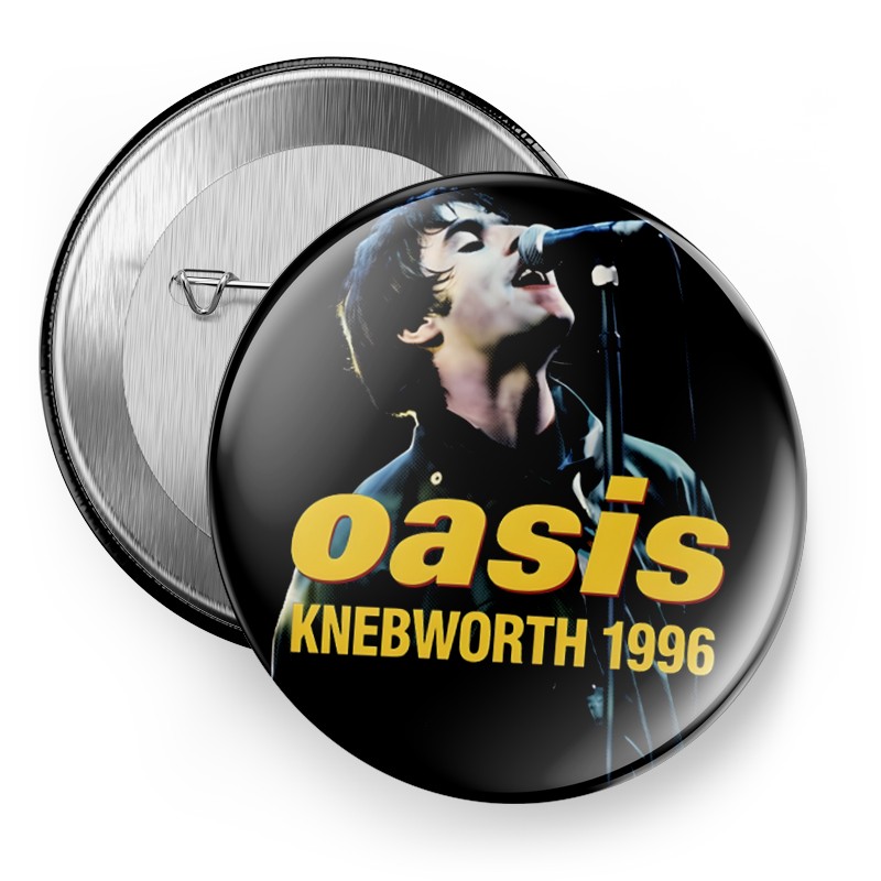 欧美英伦oasis绿洲乐队摇滚周边吧唧徽胸章挂件别针磁贴冰箱贴 - 图0